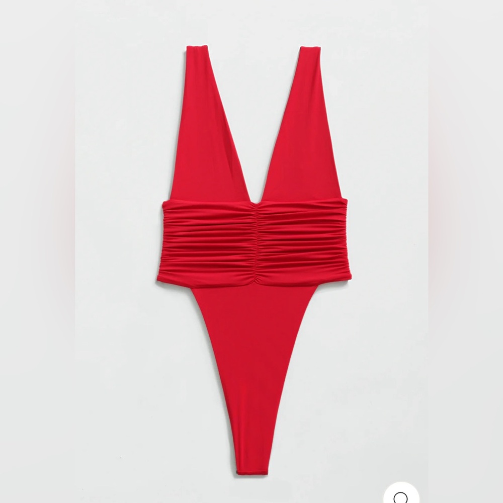Brand new. Tags attached. Never worn. Riot Swim Fire Echo One Piece Size Small